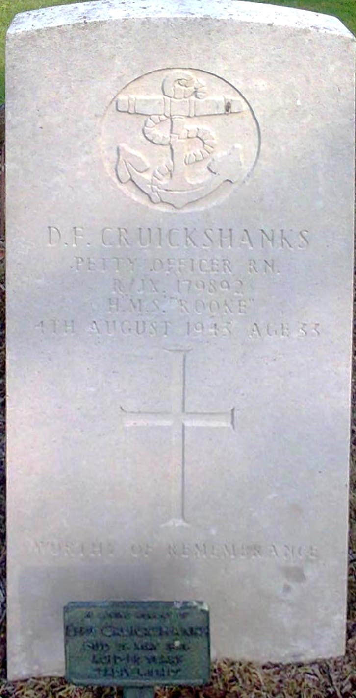 Cruickshanks grave